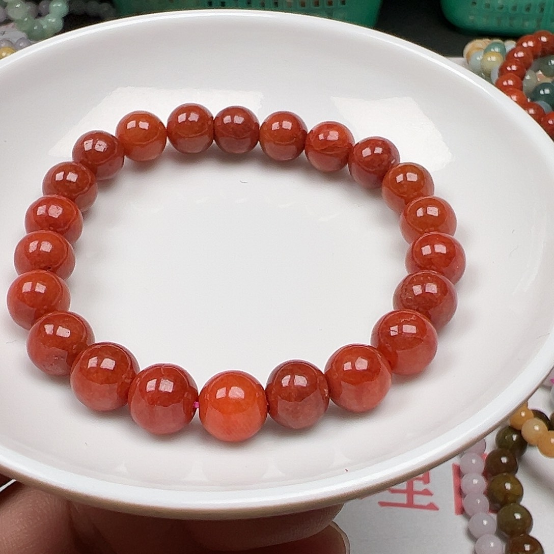 翡翠手链未镶嵌琉*子货主老华