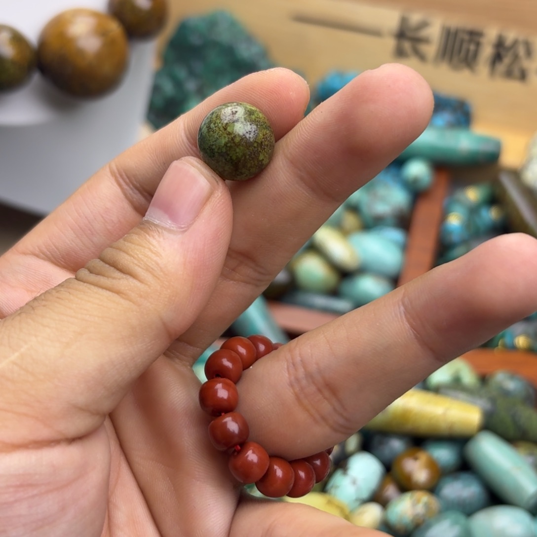 南红玛瑙未镶嵌绿松石南红散珠