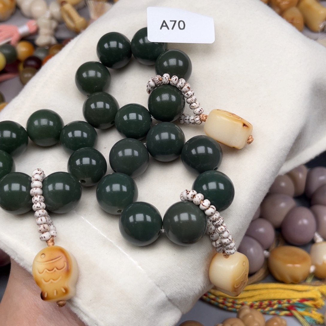 手串菩提根/象牙果A70圆珠16mm通货一串随机