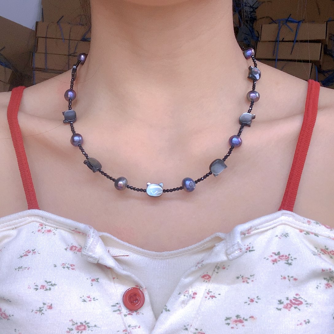 银S925镶嵌淡水珍珠发饰