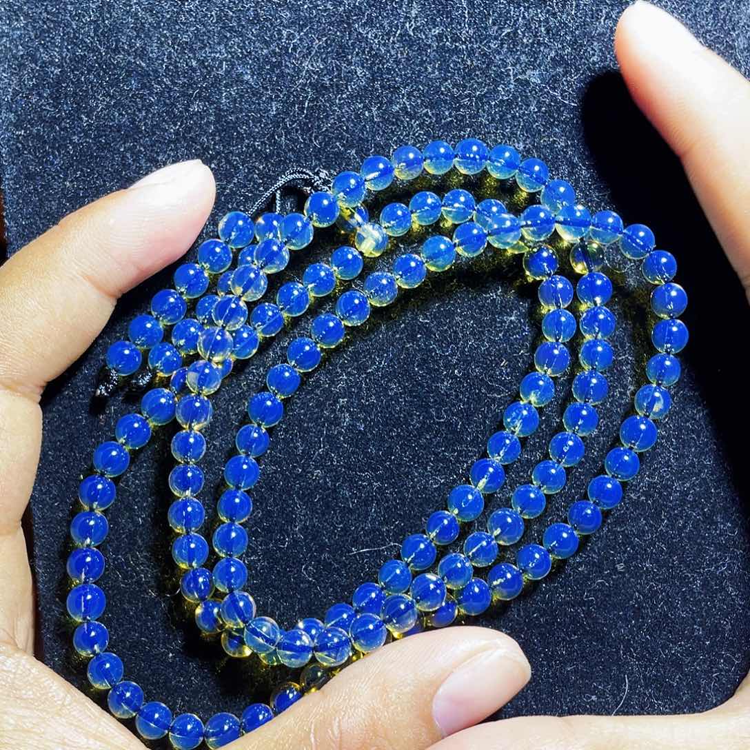 蓝珀裸石未镶嵌5加108毕业品质