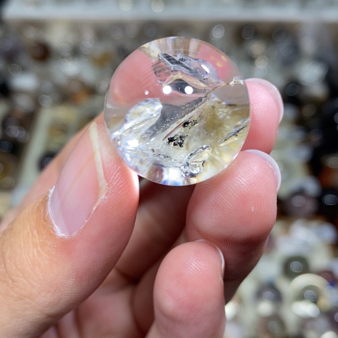 珠宝半成品未镶嵌水晶22m