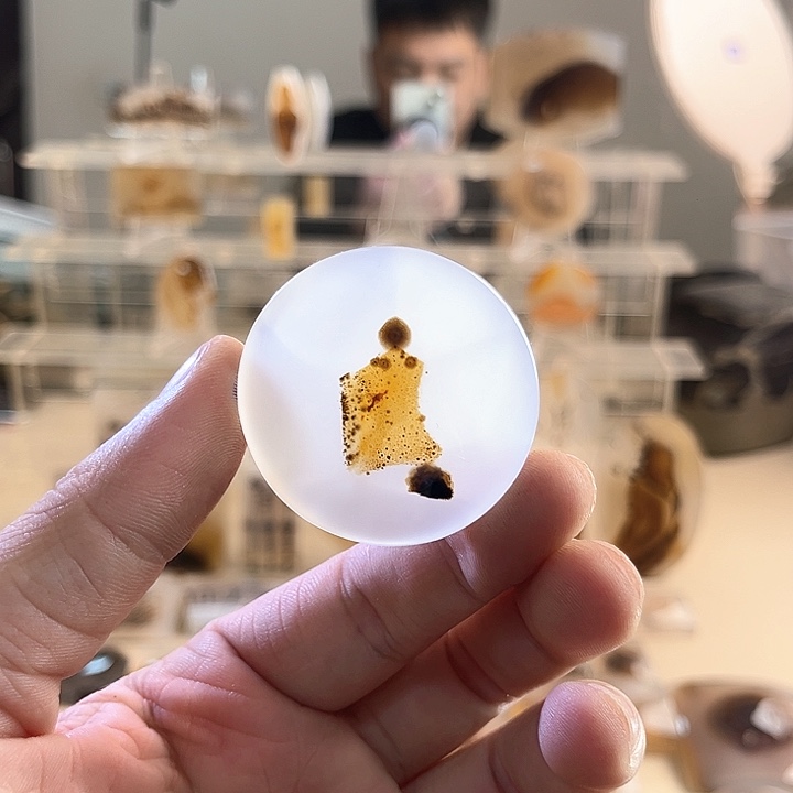 石***歌玛瑙/玉髓未镶嵌吊坠(不含链)