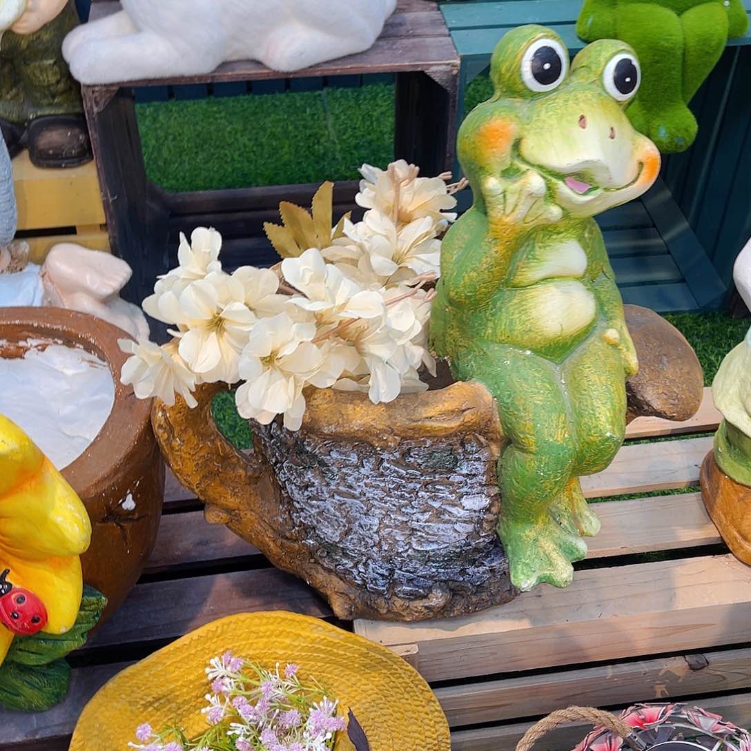 红陶花园庭院摆件