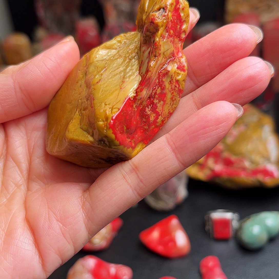 昌化石其他田黄鸡血石原石