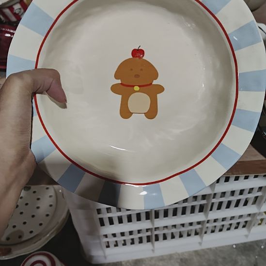 瓷瑕疵陶瓷介意不拍苹果熊