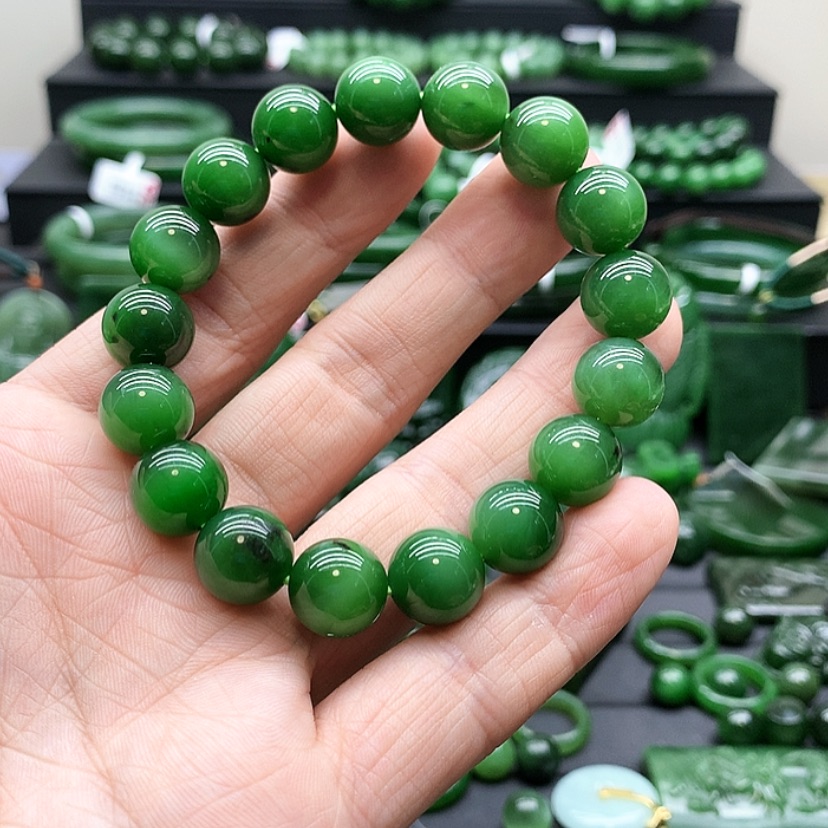 【闪购商品】和田玉（碧玉）手链未镶嵌