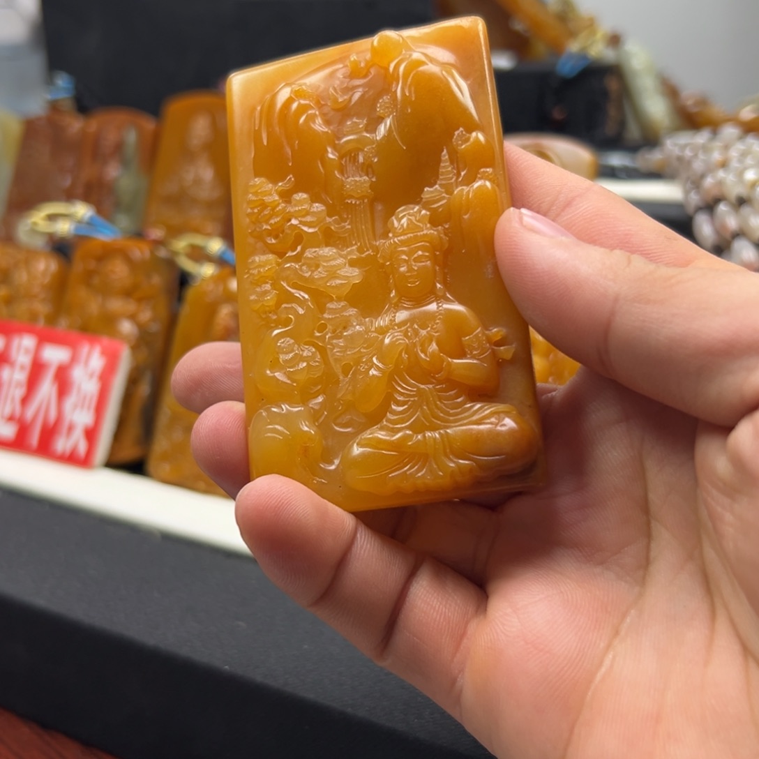 石英质玉（黄龙玉）未镶嵌hly