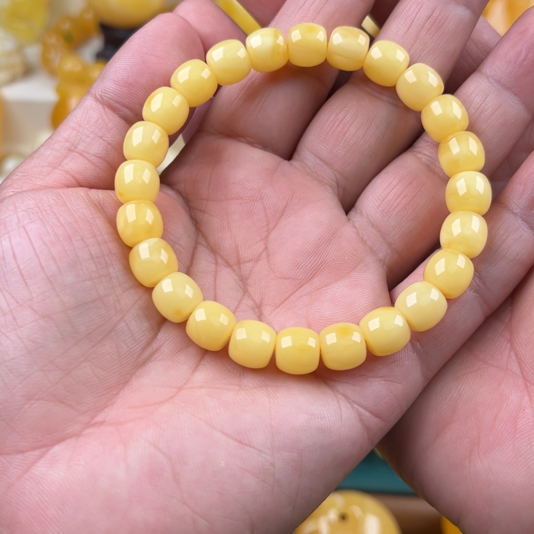 蜜蜡未镶嵌颈饰纯天然琥珀蜜蜡无优化