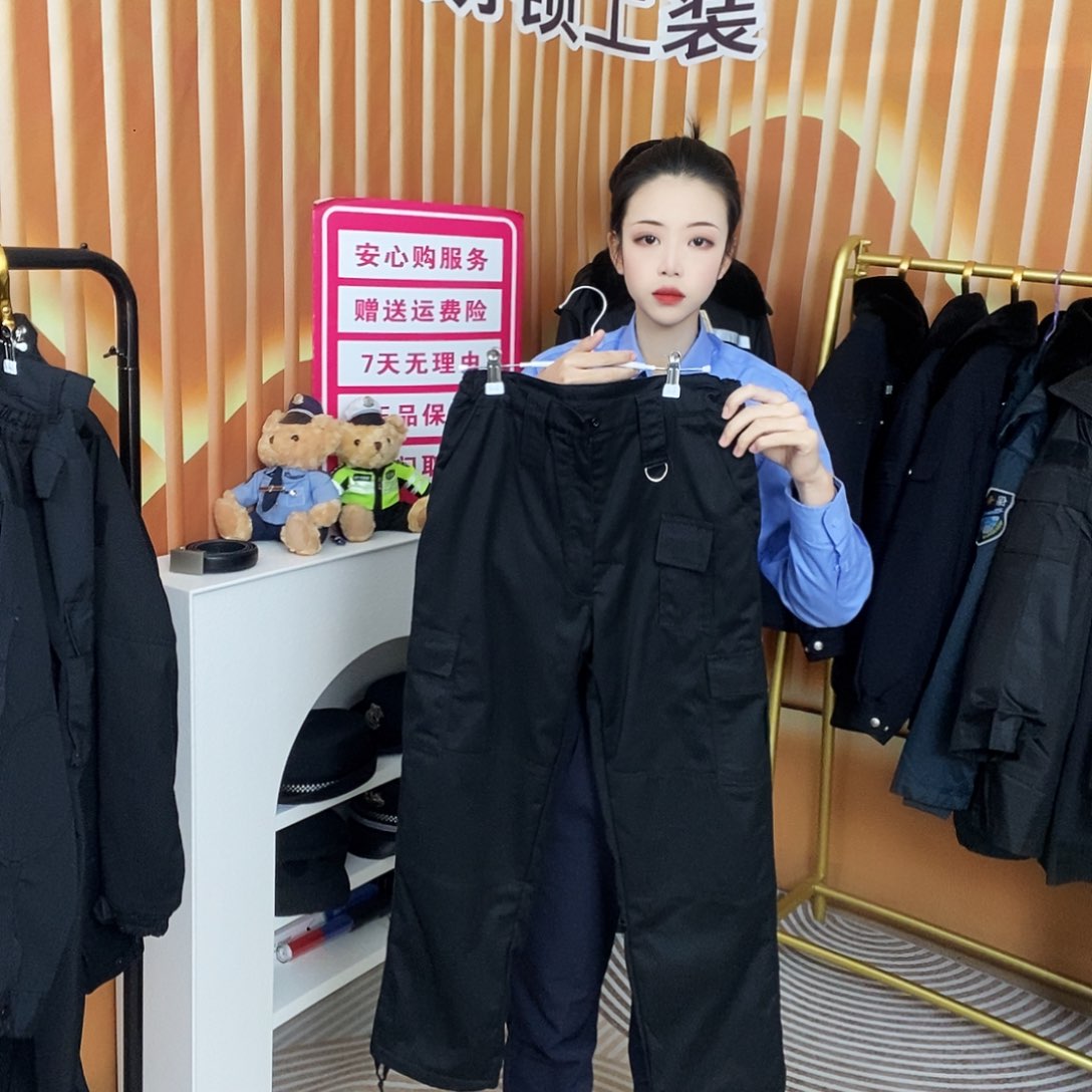 175码170码两条511黑色春秋款保安裤多口袋训练裤