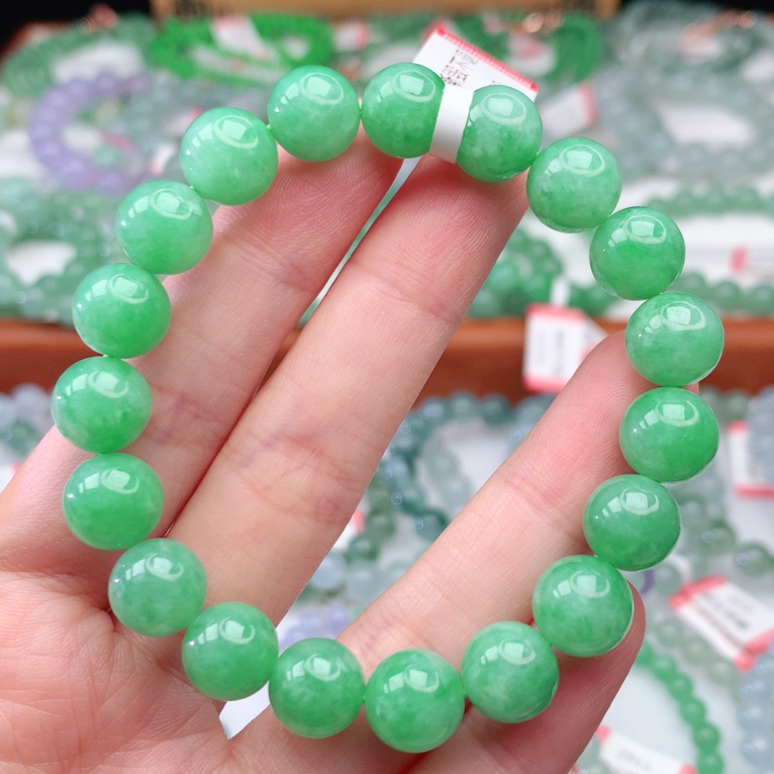 翡翠手链未镶嵌翡翠10mm