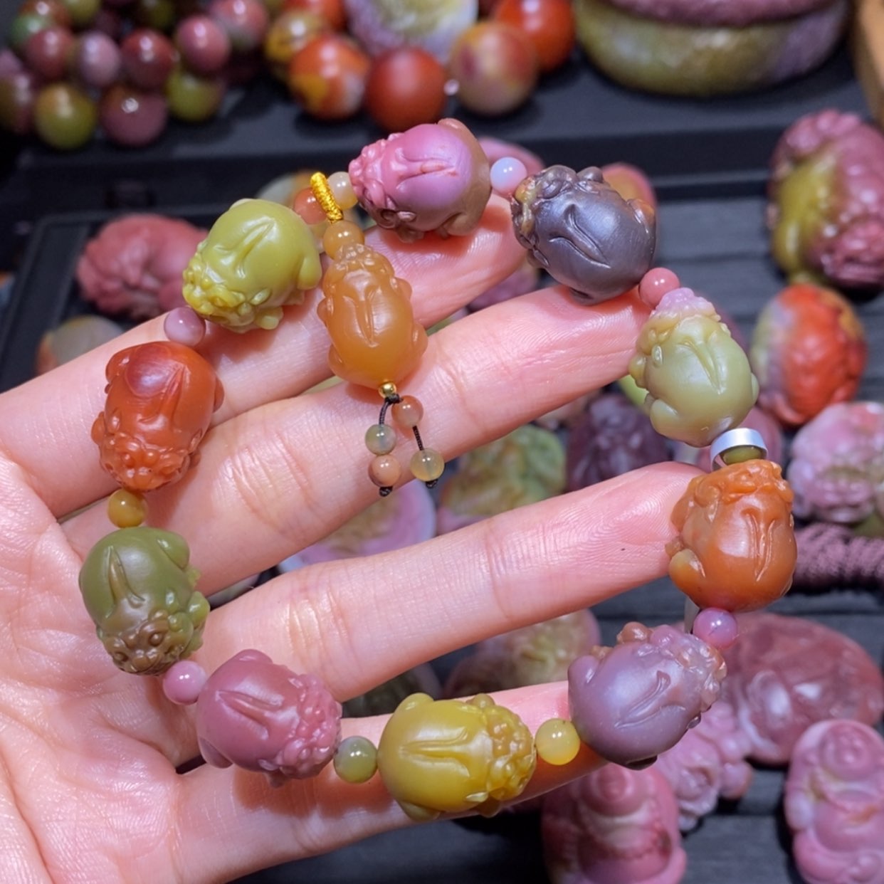 【闪购商品】未镶嵌手链玛瑙/玉髓清**月盐源玛瑙
