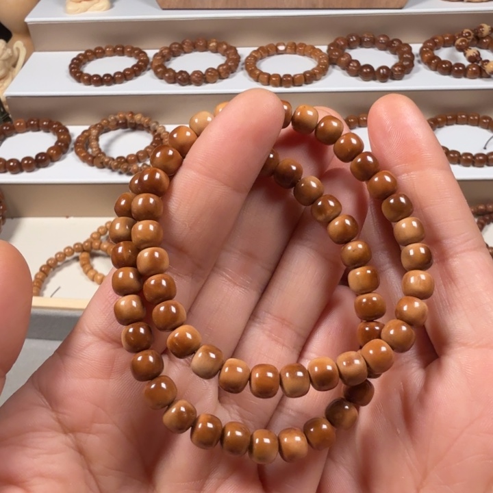 大***儿库克手串库克菩提6*7老型珠两条