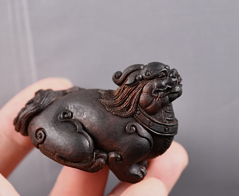 【万亿沉檀阁】沉香老料文莱沉水级·貔貅-多样性发1