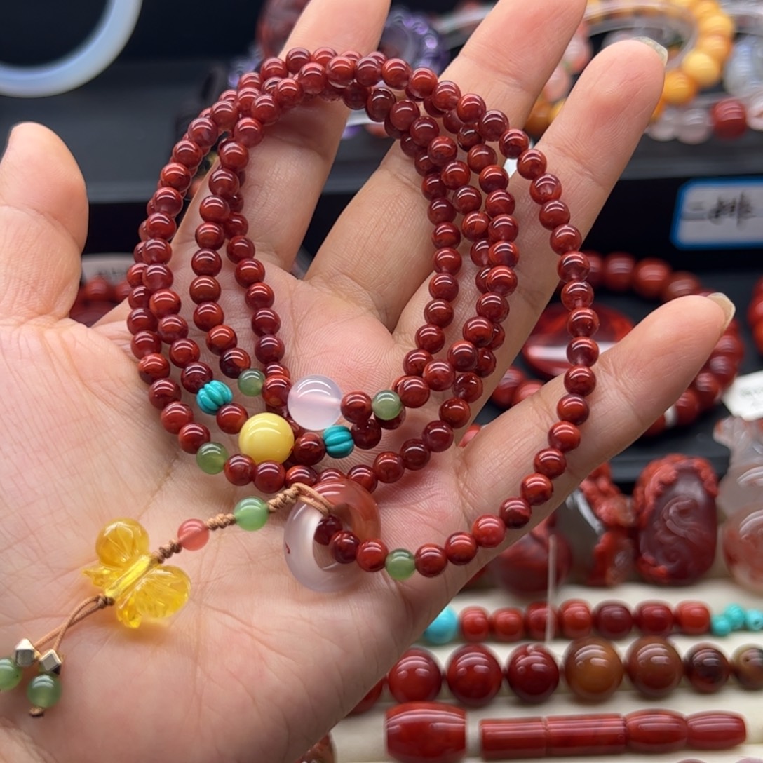 南红玛瑙未镶嵌配饰