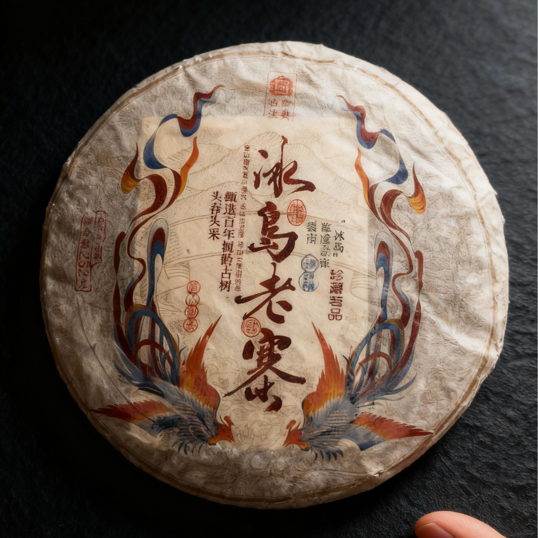 甄选老寨古大树头春早采芽头 双凤普洱熟茶 252g/饼  无包装