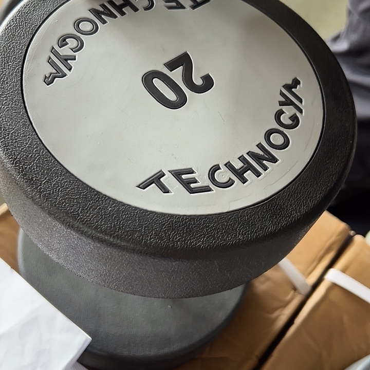 全新纯钢泰诺哑铃20公斤一对