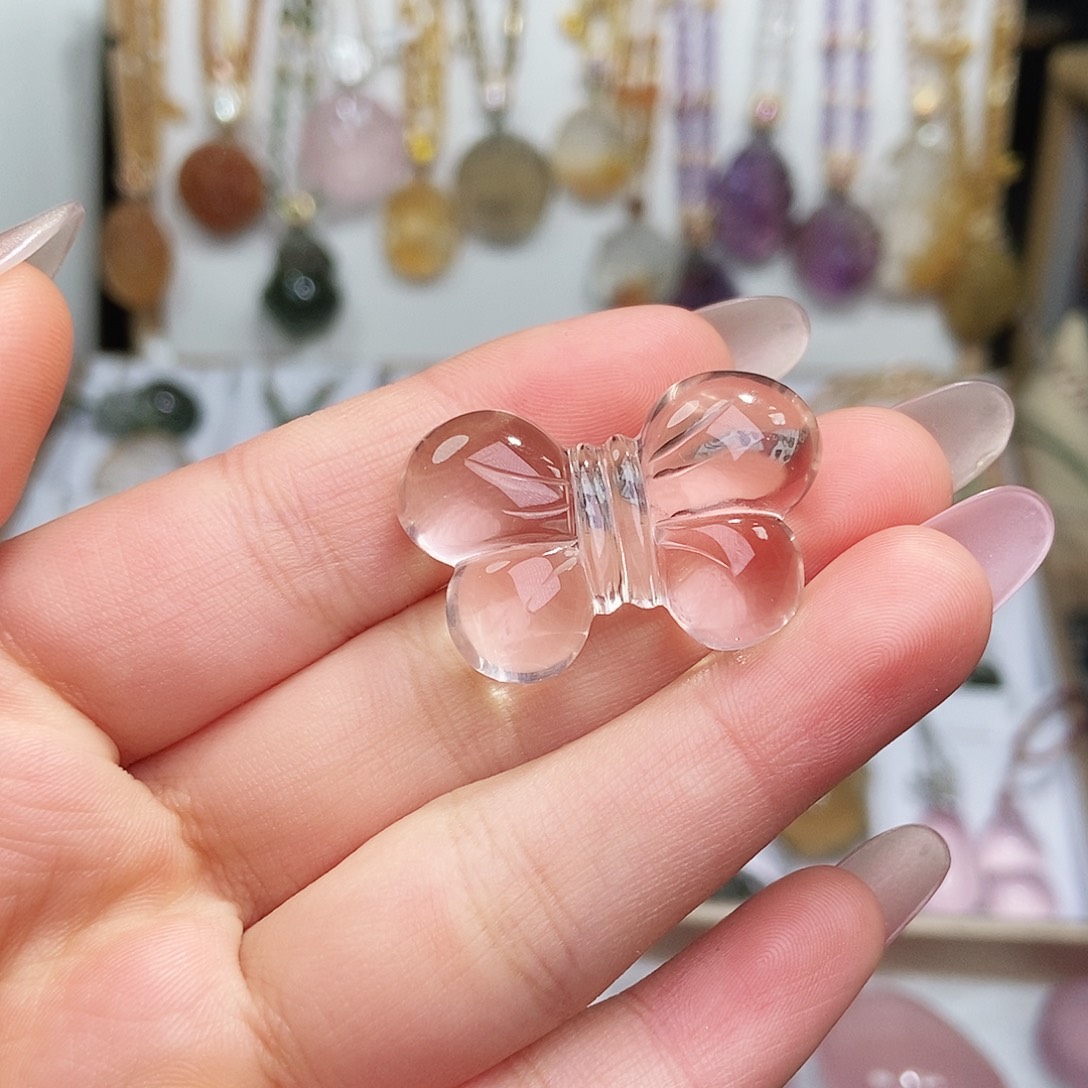 水晶未镶嵌吊坠(不含链)