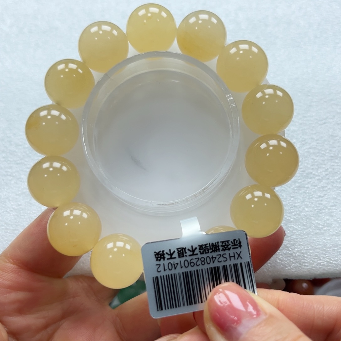 石英质玉手链未镶嵌致*己+昕昕16.3