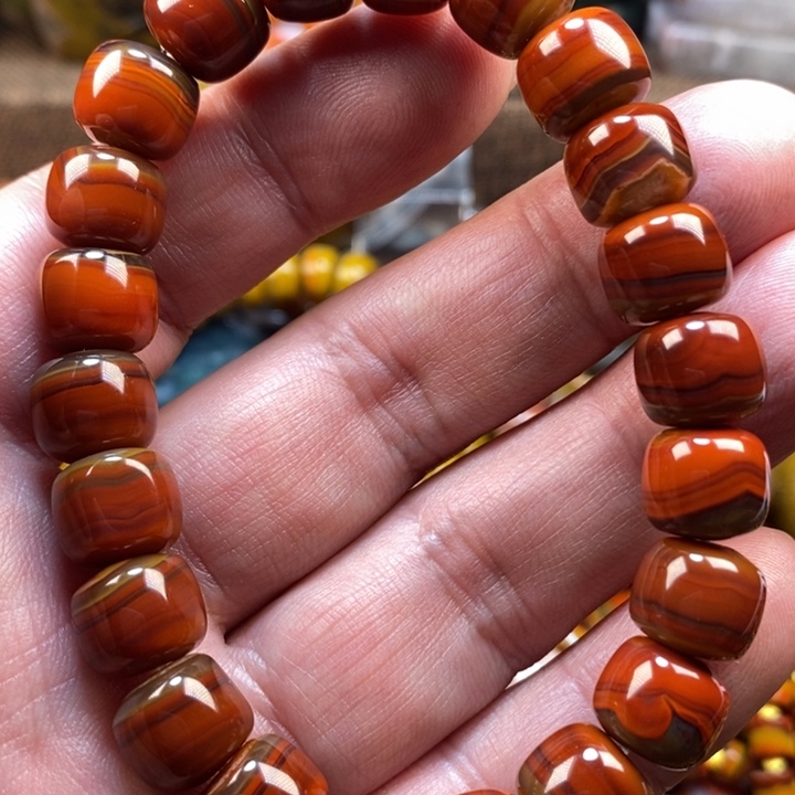 未镶嵌手链玛瑙/玉髓长*