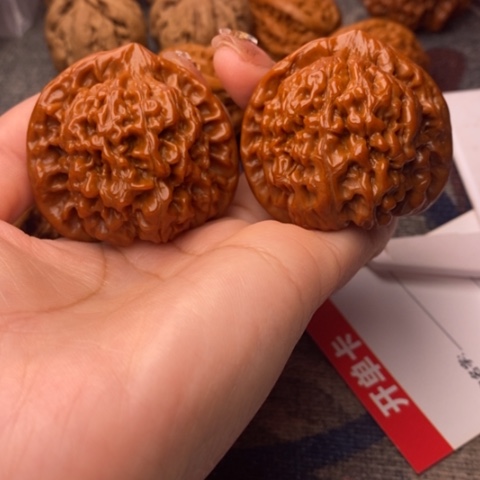 吊坠文玩核桃@**.管帽