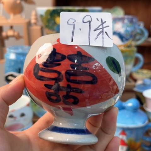 炉景德镇釉下手绘陶瓷 