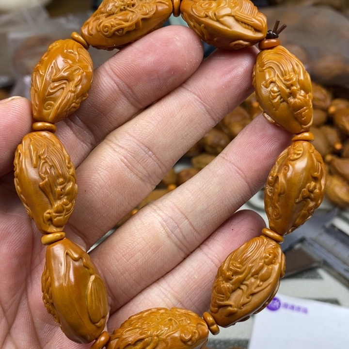 橄榄核手串/手链橄榄核雕工艺手串