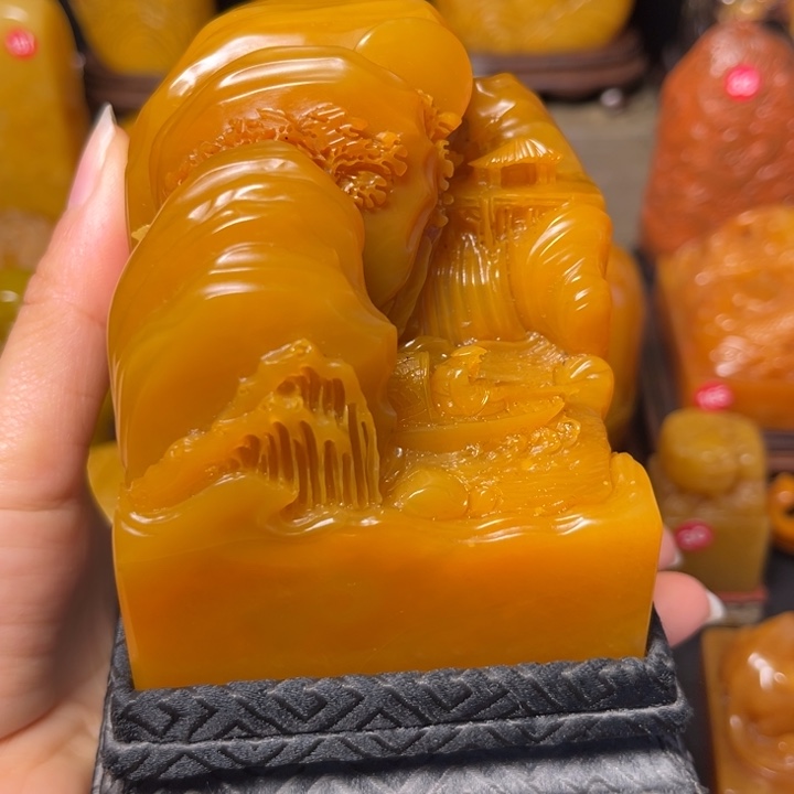 寿山石印石去**真题材：工艺品