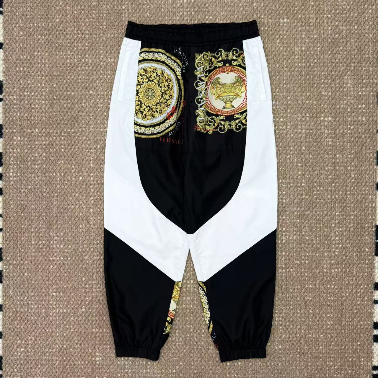 未使用 VERSACE/范思哲 经典回纹巴洛克风休闲卫裤