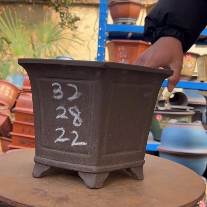 32素面六方花盆花盆花盆