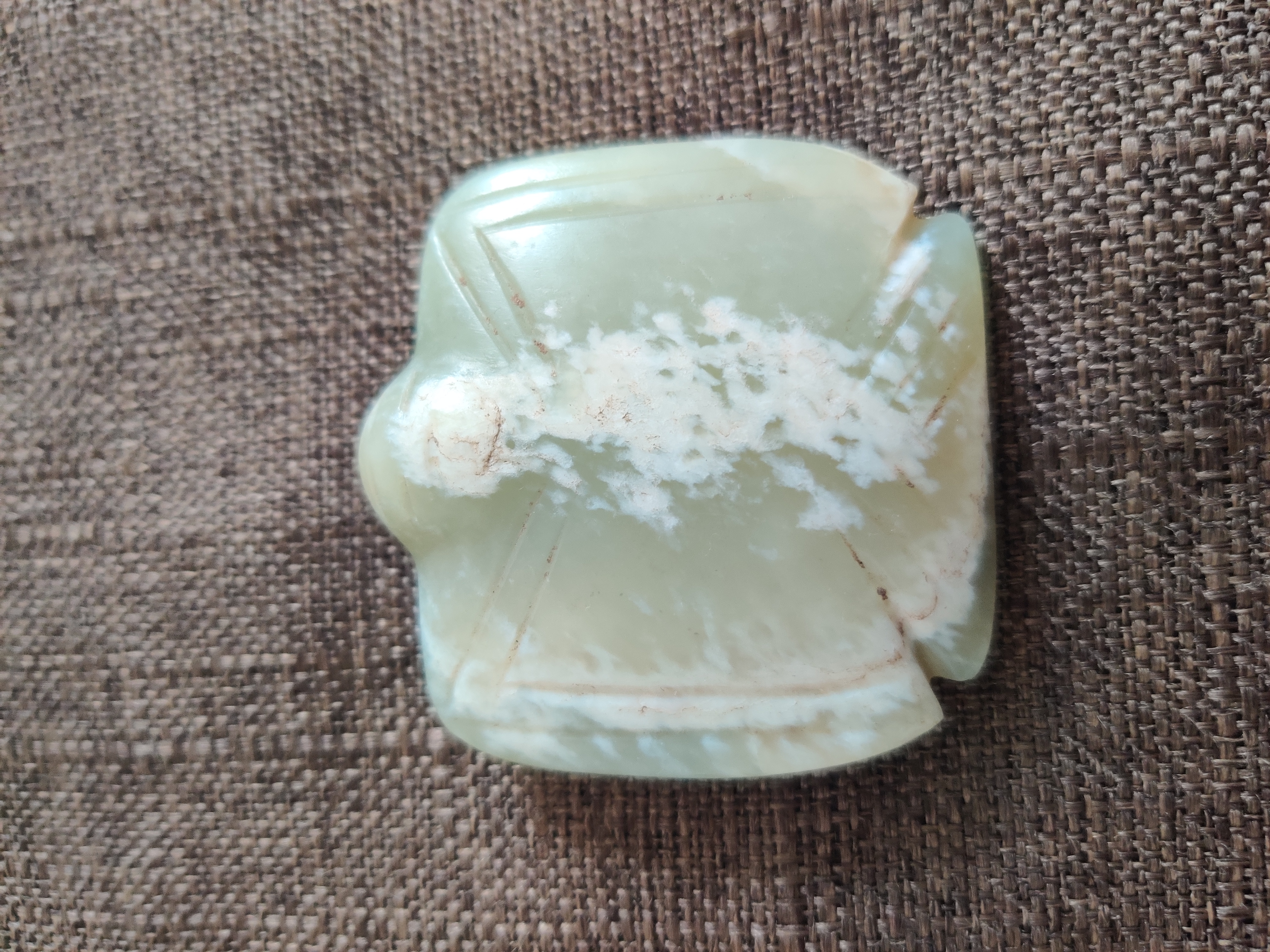 和田玉玉鹑小挂件