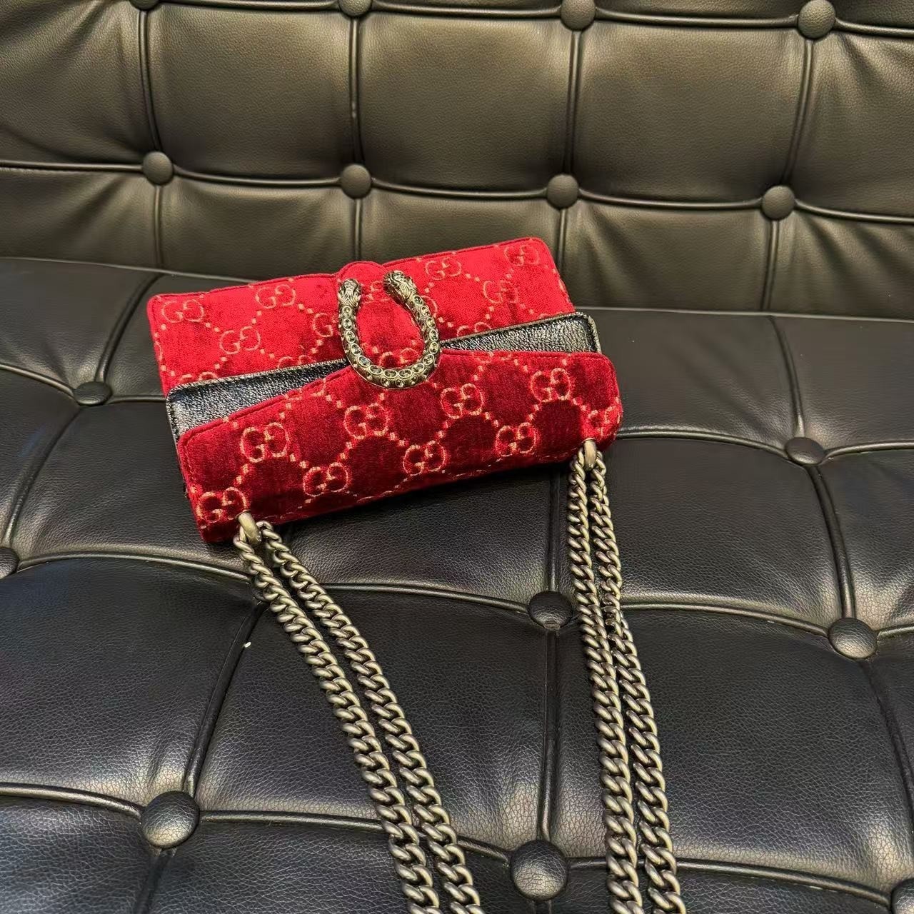 95新 GUCCI/古驰 二弟/HK/1053/单肩包