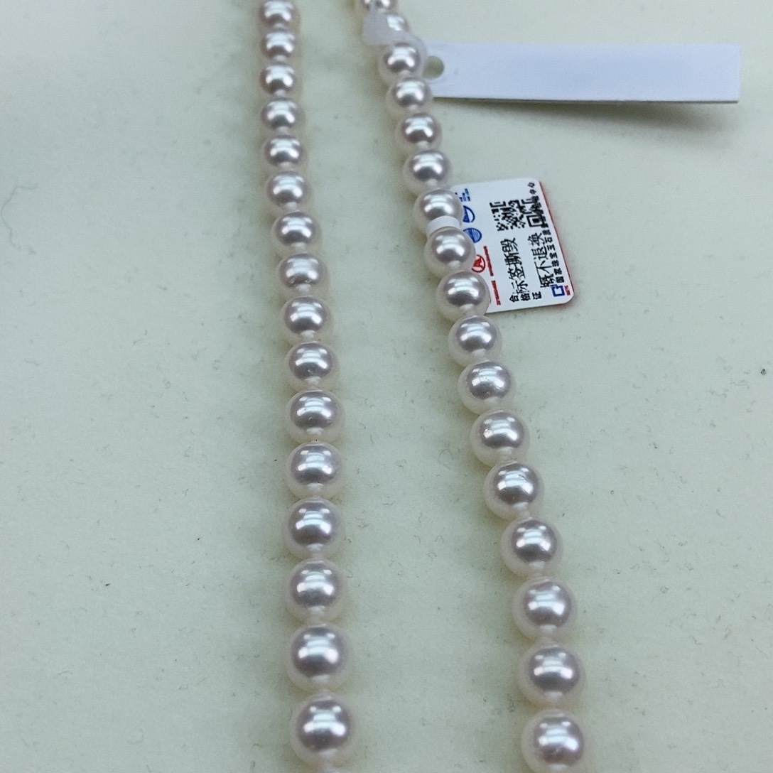 淡水珍珠8-9极光正圆白炫彩银S925镶嵌