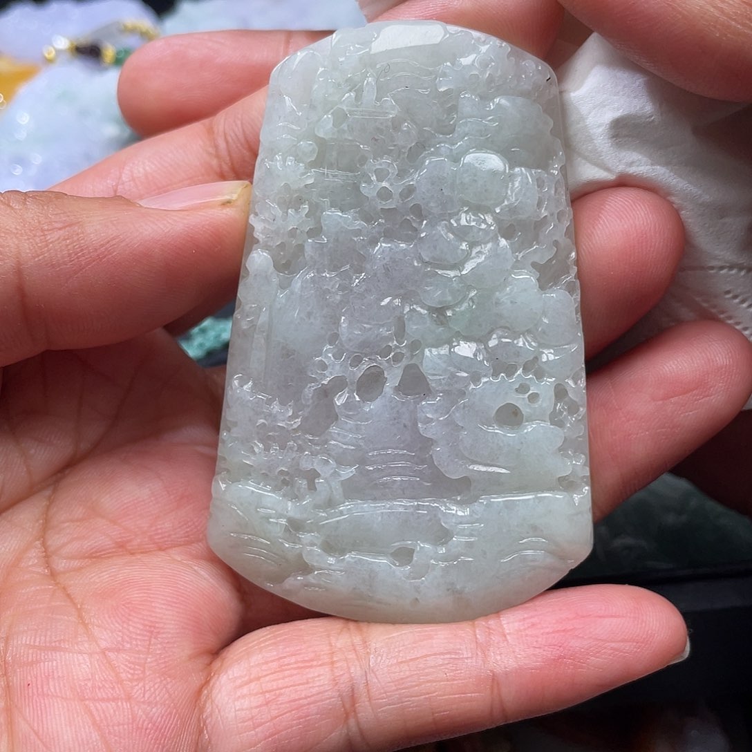 颈饰未镶嵌翡翠翡玉缘翡翠