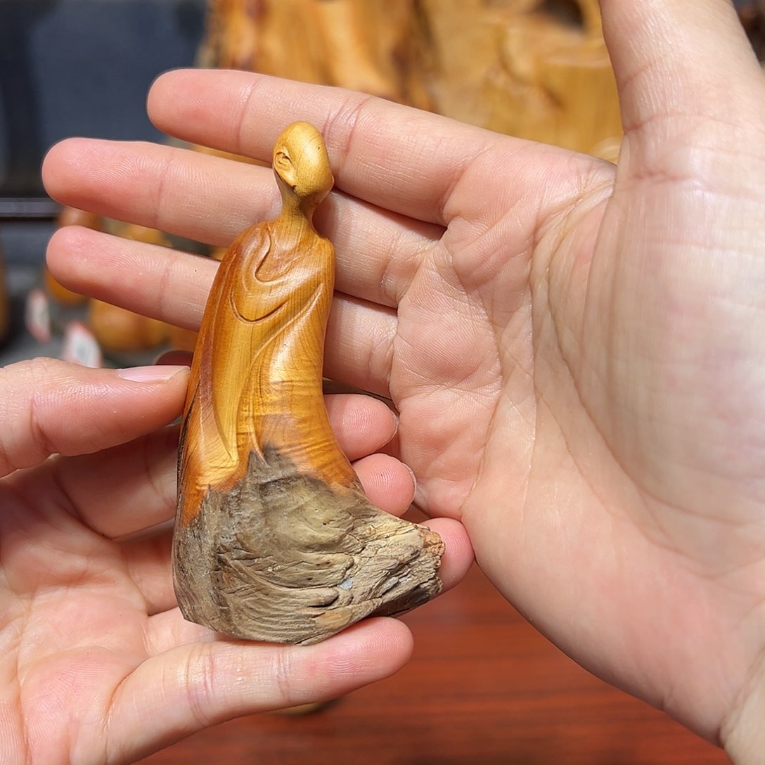 柏木（崖柏）小****?崖柏木手把件摆件