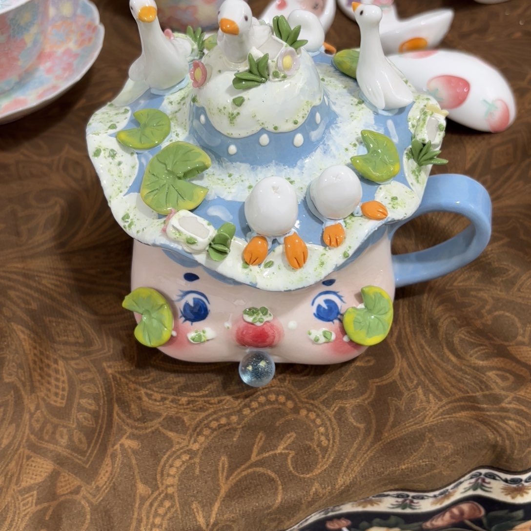 咕***泡瑶窑老师景德镇手作