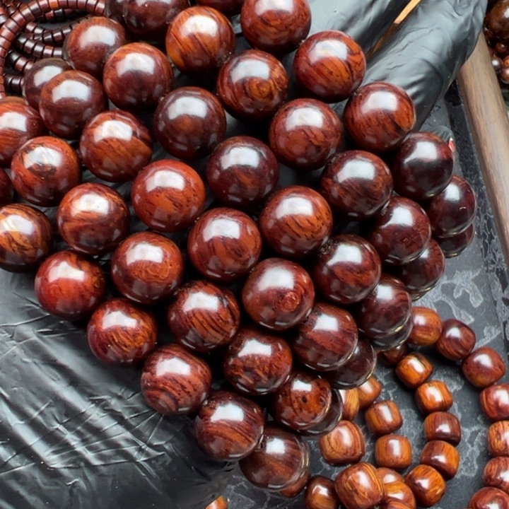 木海南红降1.2满油满香精品圆珠新年体验价