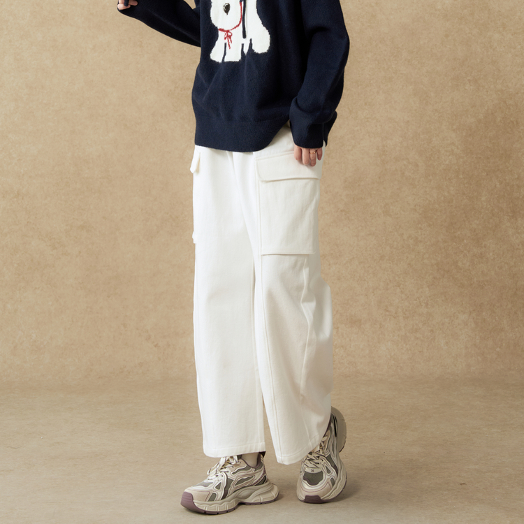 西町村屋休闲工装裤女装2025冬季新款廓形感美式风裤子XHAD10513