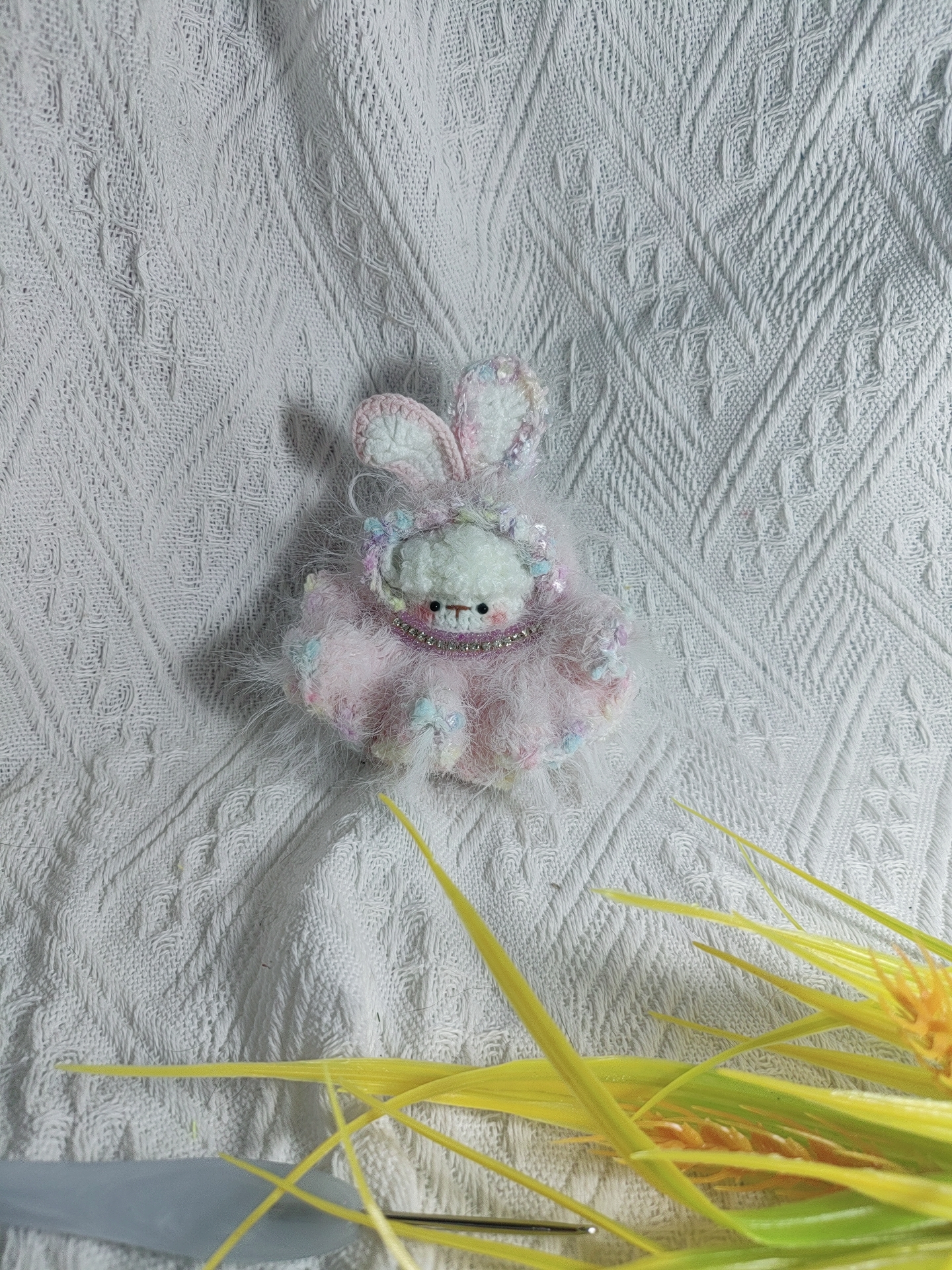 可爱玩偶挂件毛线纯手工成品钩针钩织手作送礼物（下单送钥匙扣）