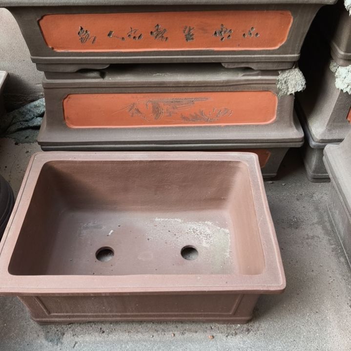 豫***馆外径74-52-28紫泥马槽1个