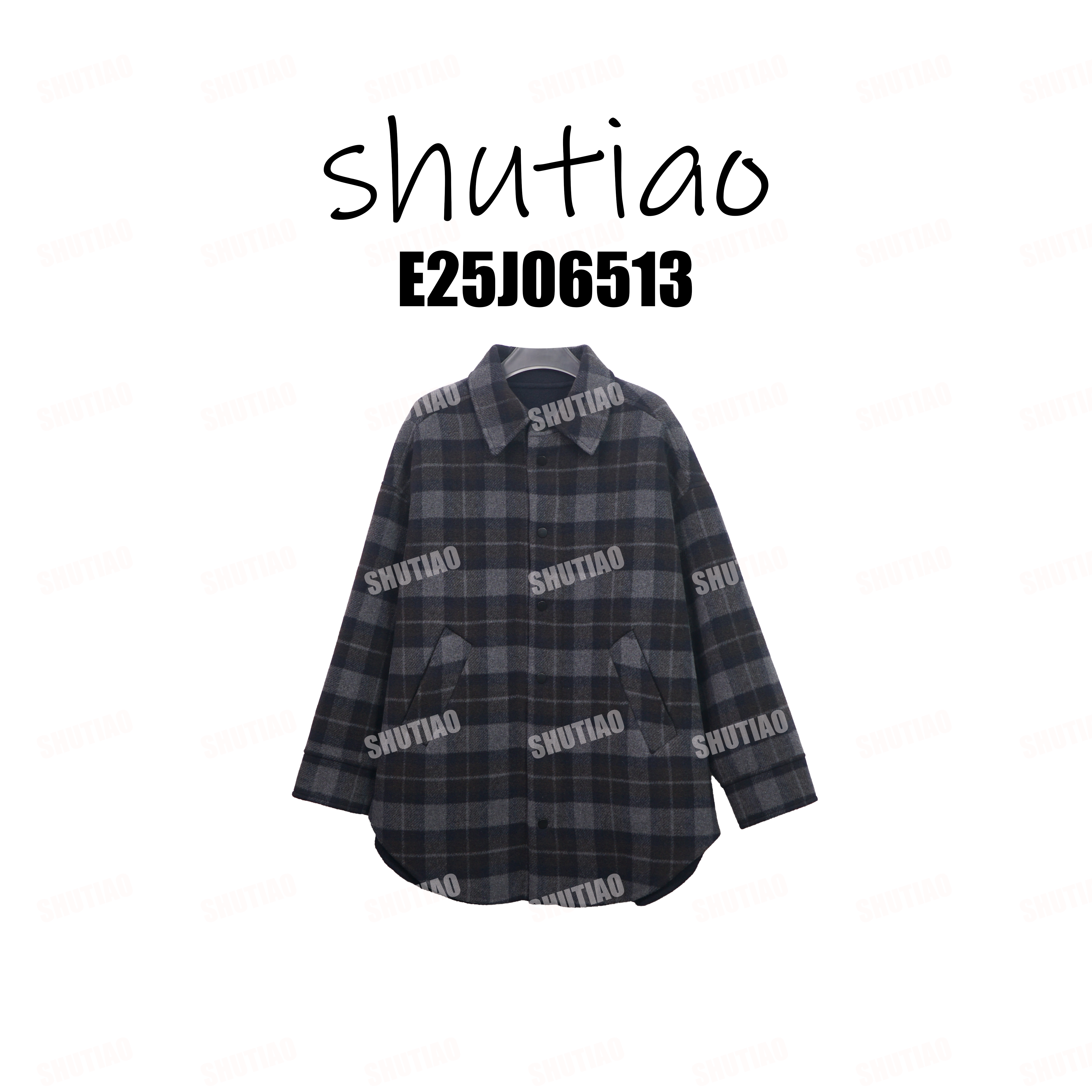 【SHUTIAO】2025冬季：新款小众设计款外套E25J06513