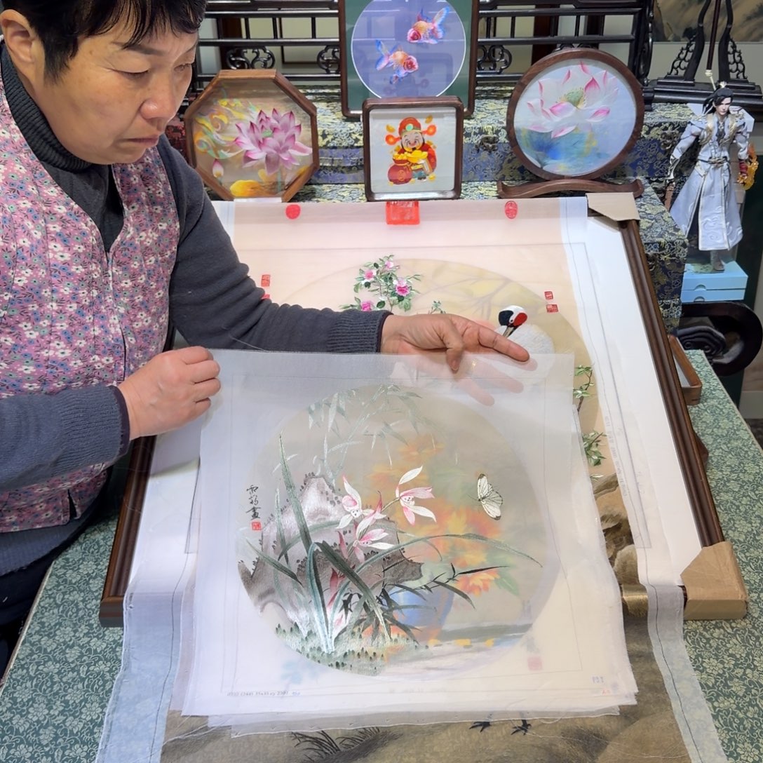 刺绣手工苏绣工艺