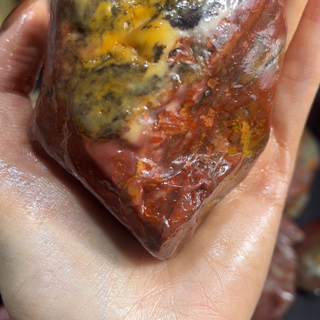 流***雨大叶紫檀（黑酸枝木类）寿山石