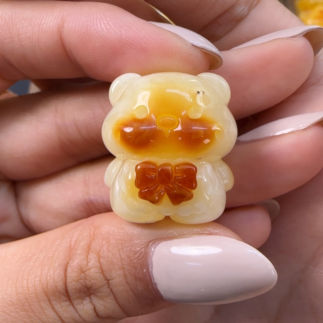 琥珀未镶嵌珠宝奇石小****毛