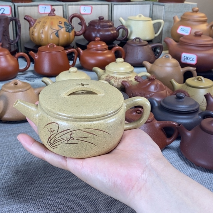 【闪购商品】茶壶紫砂汉瓦壶180毫升