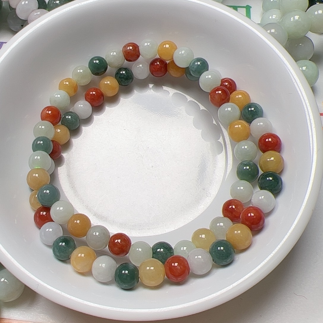 【闪购商品】翡翠手链未镶嵌豪*森卡5++