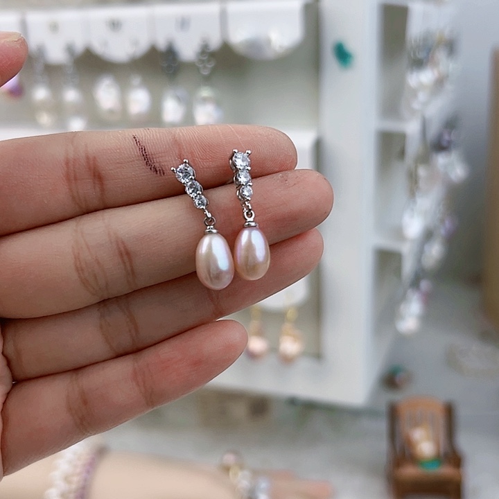 未镶嵌耳饰淡水珍珠