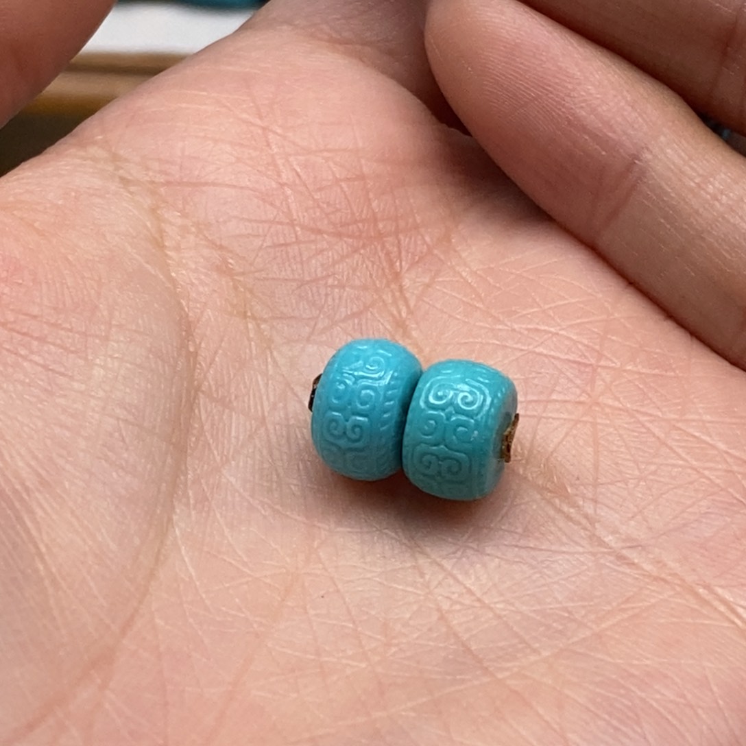 绿松石未镶嵌颈饰3***゛