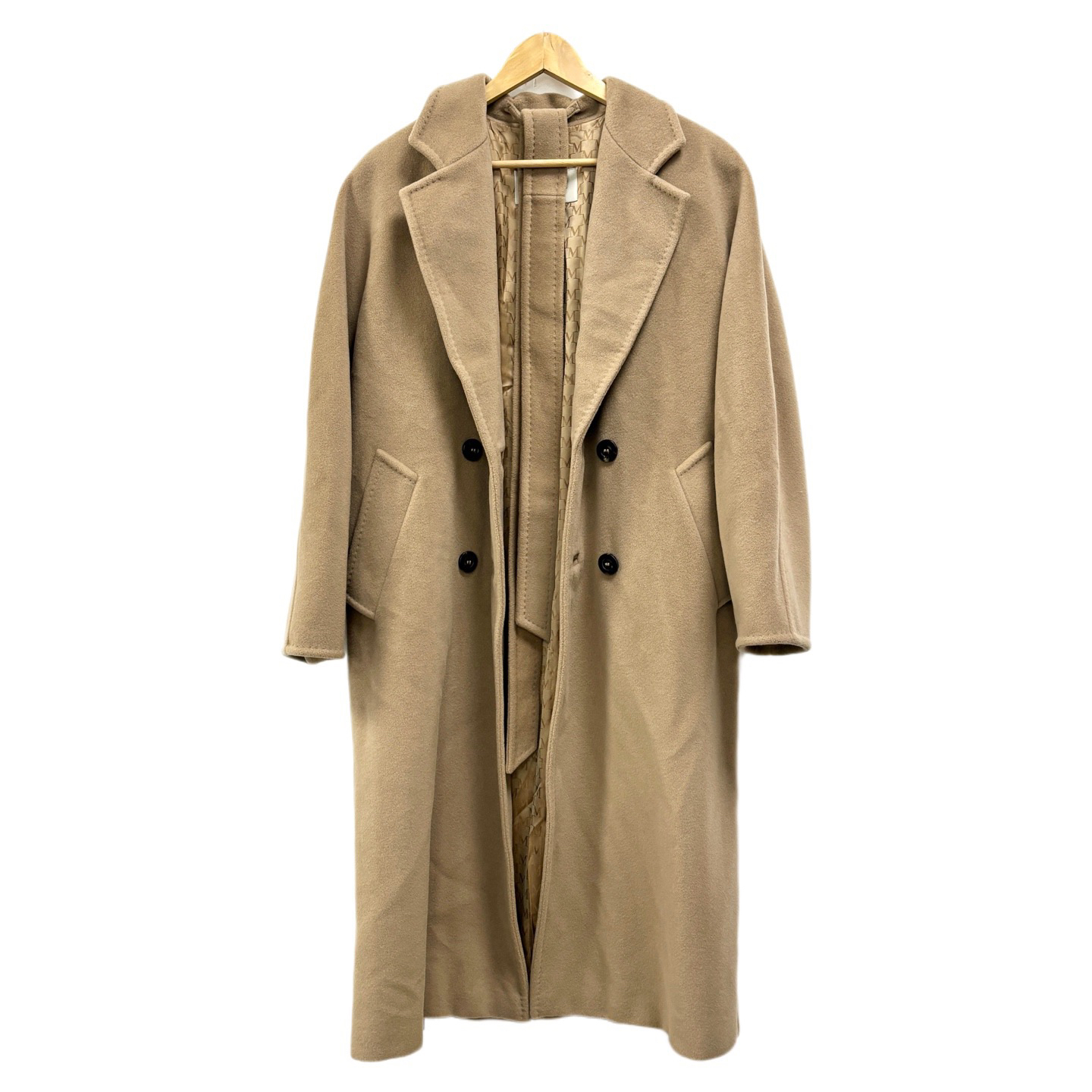 99新 MaxMara 38码 Maxmara 101801 驼色经典款大衣 全新 lm4561