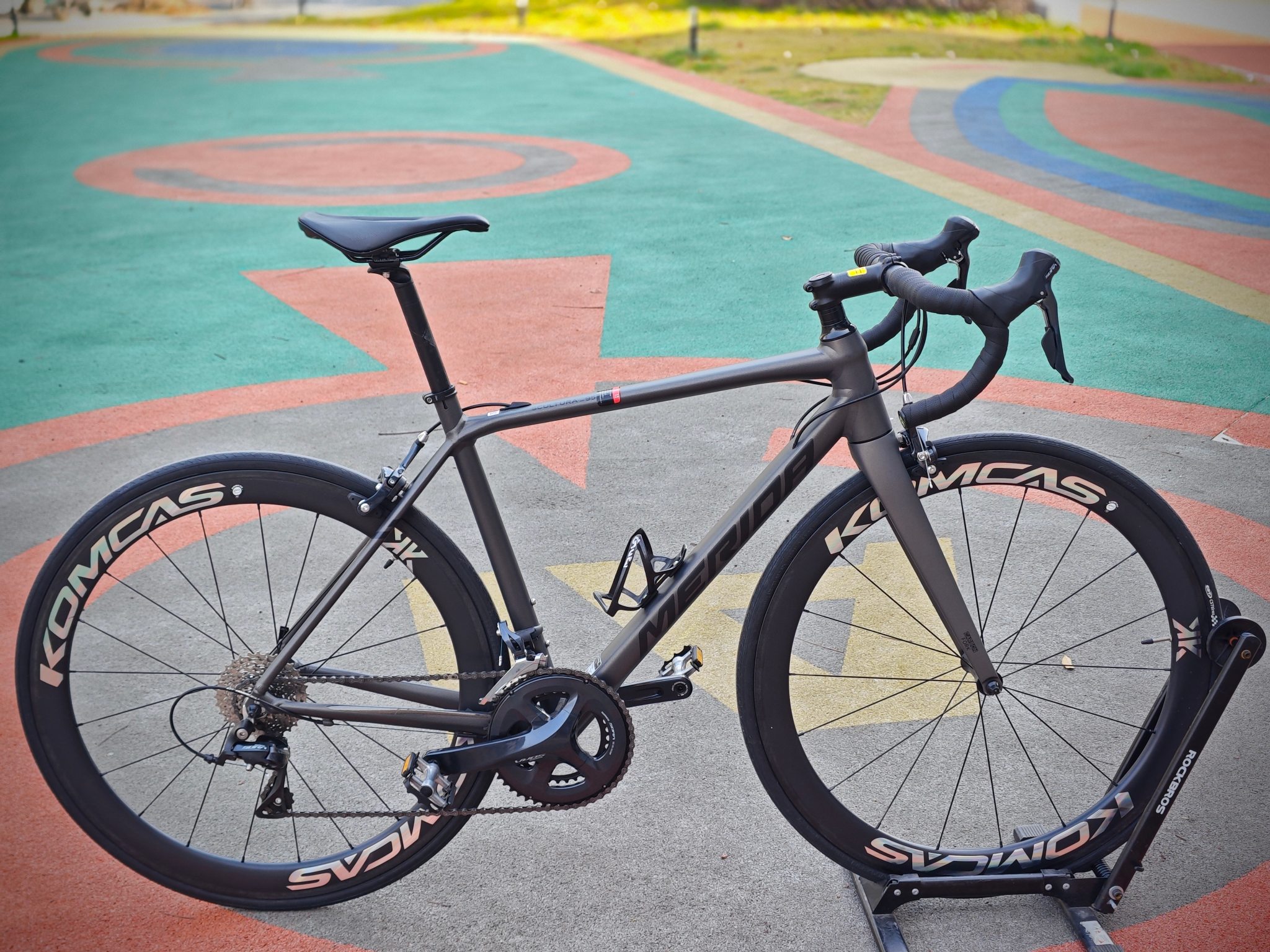 美利达斯特拉95铝合金公路车升级碳纤维轮组尺码50适合170-180